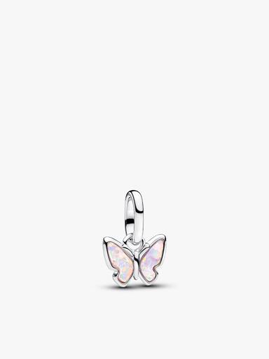 Pink Butterfly Mini Dangle Charm - Image 2
