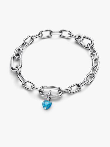 Turquoise-colored Heart Mini Dangle Charm - Image 4