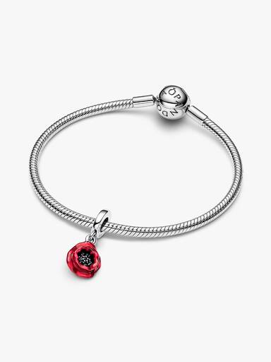 Red Flower Dangle Charm - Image 5