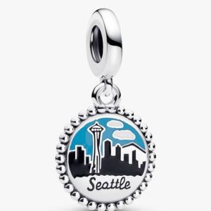 Seattle Skyline Dangle Charm