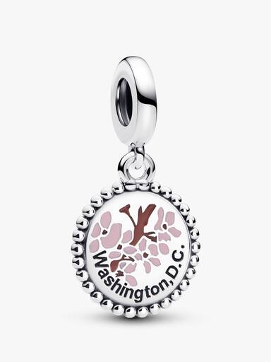 Washington D.C. Cherry Blossom Dangle Charm