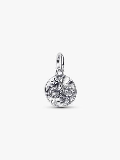 Infinity Snake Medallion Charm - Image 2