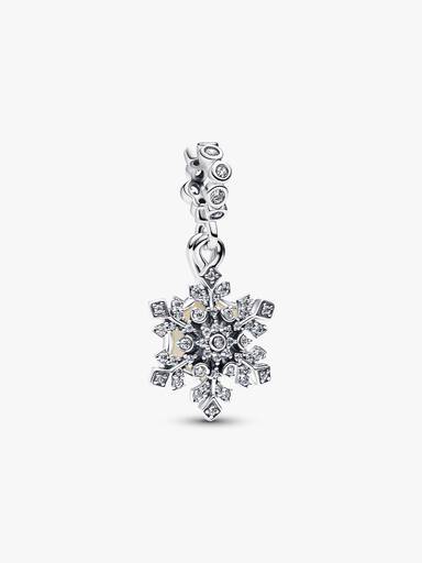 Opalescent Snowflake Double Dangle Charm - Image 2