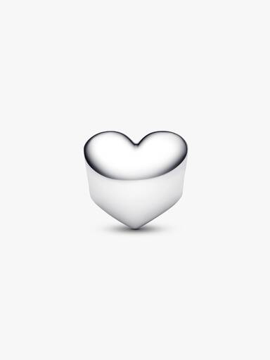 September Engravable Blue Stone Heart Charm - Image 4