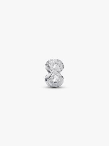 Textured Infinity Symbol Mini Charm - Image 2