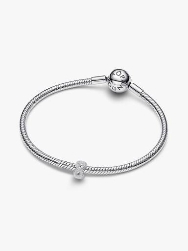 Textured Infinity Symbol Mini Charm - Image 3