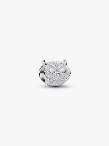 Textured Owl Mini Charm - Image 2