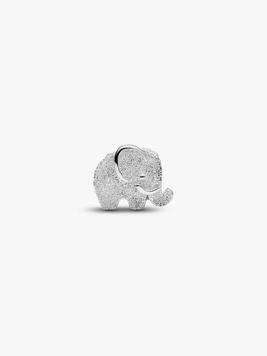 Textured Elephant Mini Charm - Image 3