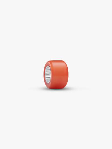 Orange Murano Glass Mini Charm - Image 2