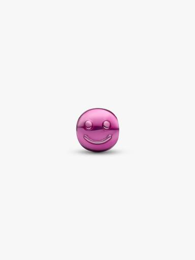 Pink Happy Face Mini Charm - Image 4