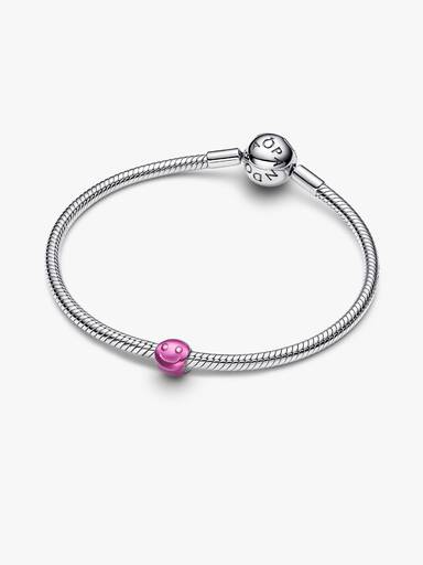 Pink Happy Face Mini Charm - Image 6