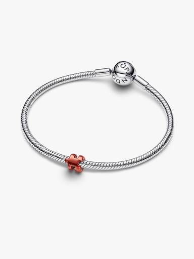 Orange Puzzle Piece Mini Charm - Image 4