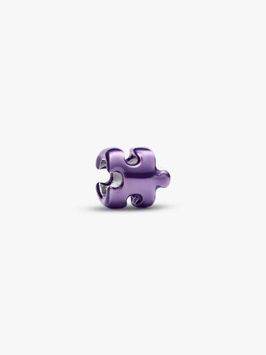 Purple Puzzle Piece Mini Charm - Image 2