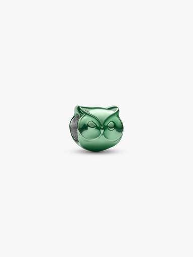 Green Owl Mini Charm - Image 2
