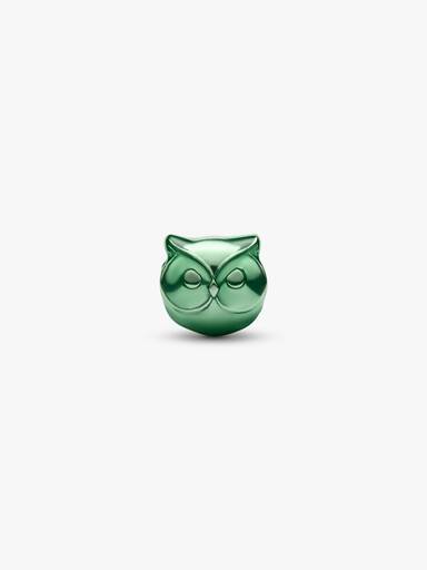 Green Owl Mini Charm - Image 3