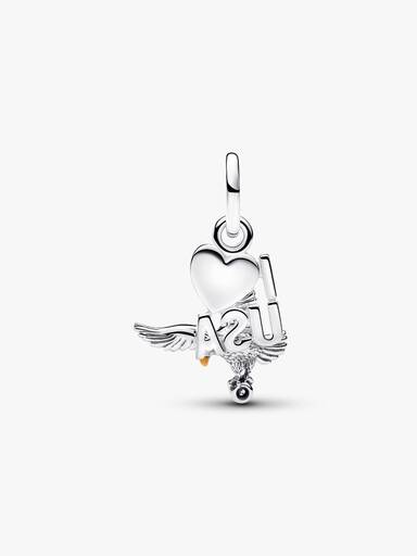 I Love USA Double Dangle Charm - Image 2