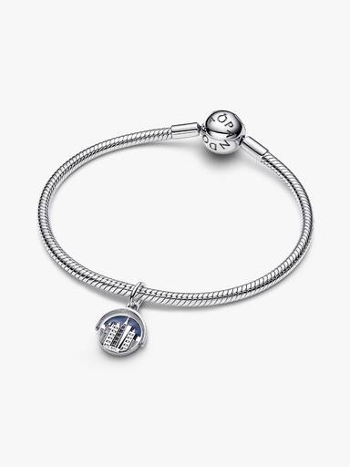 Spinnable New York Skyline Dangle Charm - Image 3
