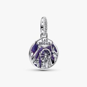 Las Vegas Skyline Dangle Charm