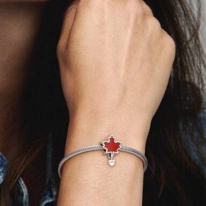 Canada Red Maple Leaf Charm