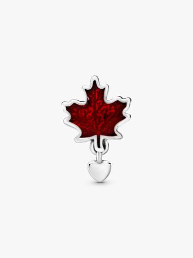 Canada Red Maple Leaf Charm - Image 4