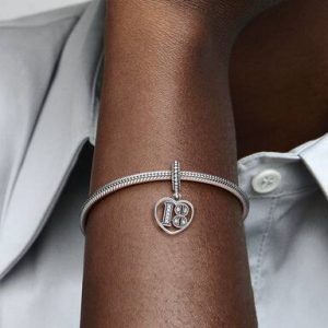 18th Celebration Dangle Charm