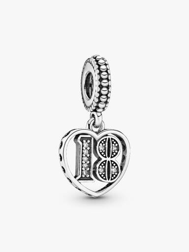 18th Celebration Dangle Charm - Image 2