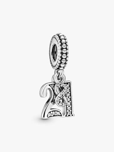 21st Celebration Dangle Charm - Image 2