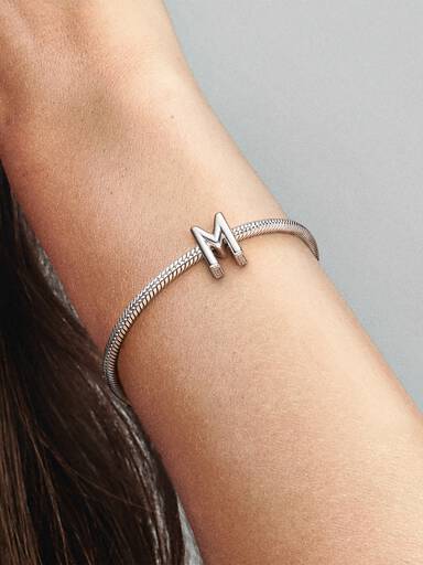 Letter M Alphabet Charm
