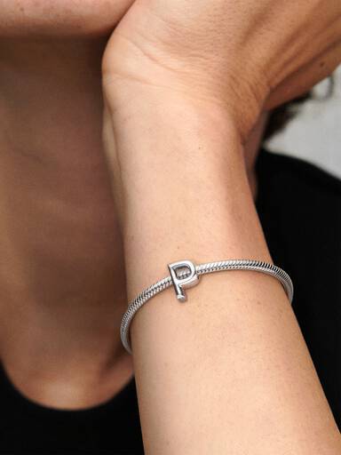 Letter P Alphabet Charm