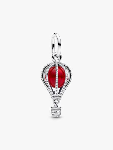 Hot Air Balloon Murano Glass Dangle Charm - Image 2