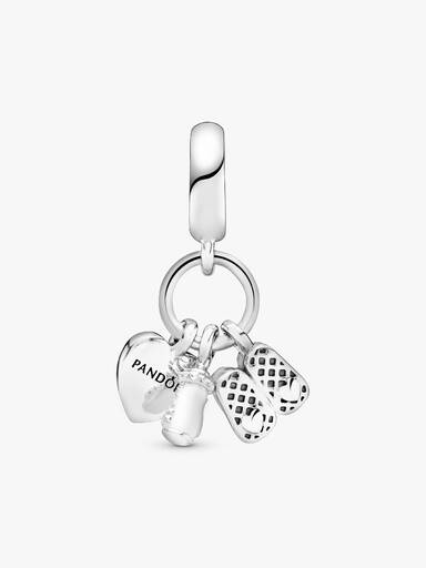 Baby Bottle and Shoes Dangle Charm - Image 4