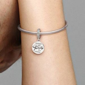 Friends Are Family Dangle Charm