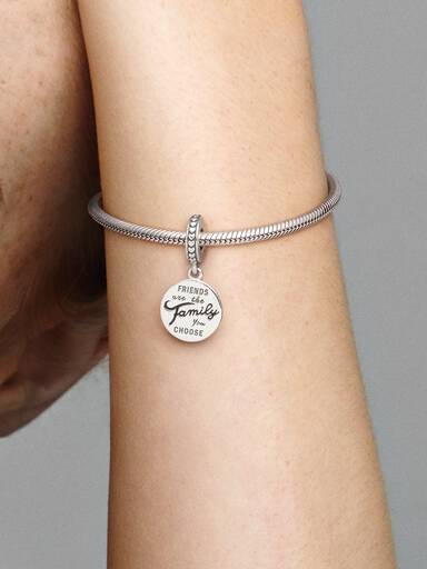 Friends Are Family Dangle Charm