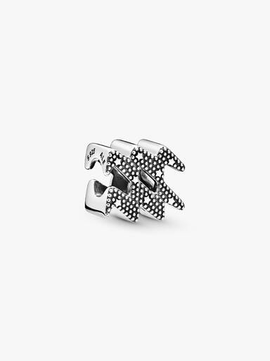 Sparkling Aquarius Zodiac Charm - Image 4