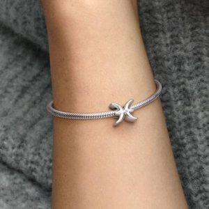 Sparkling Pisces Zodiac Charm