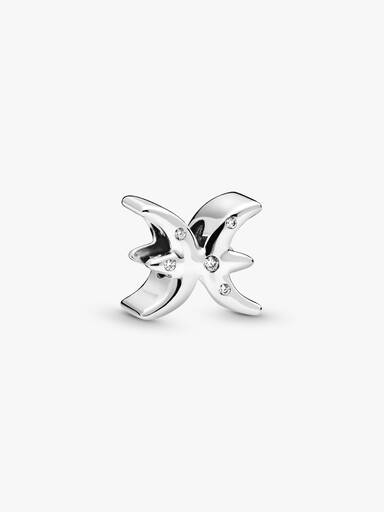 Sparkling Pisces Zodiac Charm - Image 2