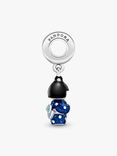 Japanese Doll in Blue Kimono Dangle Charm - Image 4