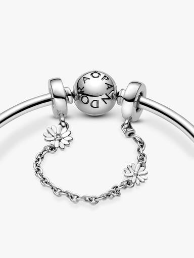 Daisy Flower Safety Chain Charm - Image 5