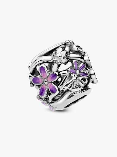 Openwork Purple Daisy Charm - Image 6