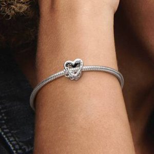 Love You Mom Infinity Heart Charm