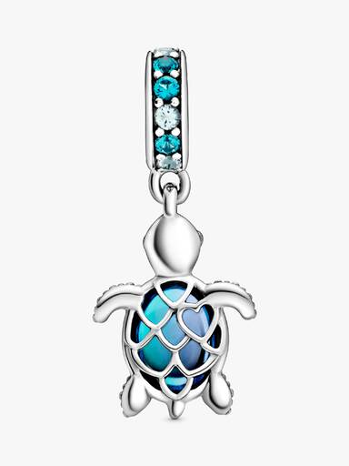 Murano Glass Sea Turtle Dangle Charm - Image 4
