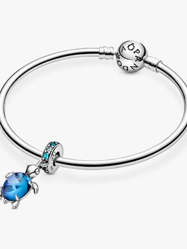 Murano Glass Sea Turtle Dangle Charm - Image 6
