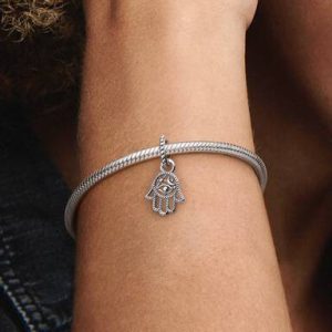 Protective Hamsa Hand Dangle Charm