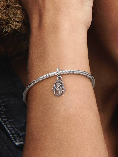 Protective Hamsa Hand Dangle Charm