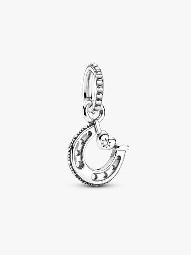 Good Luck Horseshoe Dangle Charm - Image 2