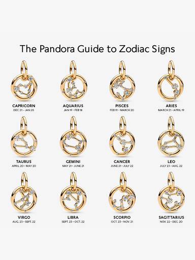 Aquarius Zodiac Dangle Charm - Image 6