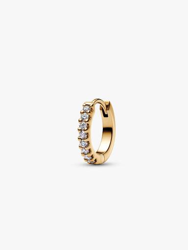 Pandora Era Lab-grown Diamond Hoop Earrings 14K Gold - Image 4