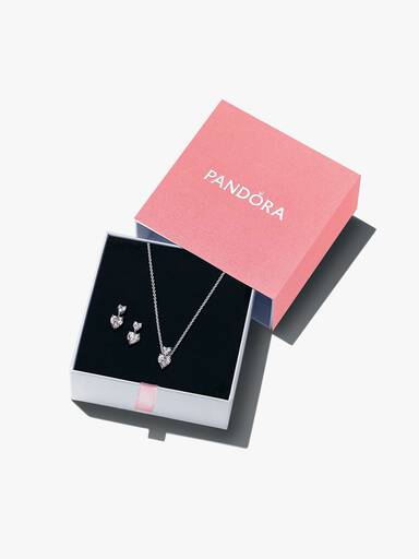 Sparkling Double Heart Gift Set