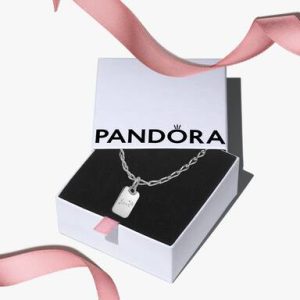 Engravable Silver Pendant & Necklace Gift Set