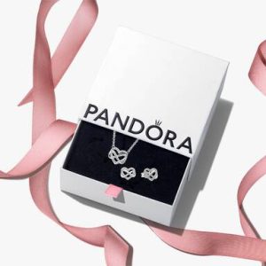 Silver Infinity Heart Jewelry Gift Set